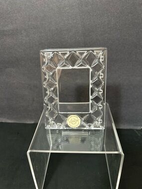Lenox Clear Crystal Faceted Picture Frame - Clear